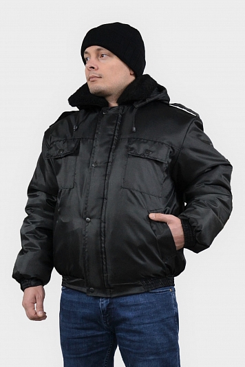 Куртка рабочая № 208-Р (черная) для защиты от пониженных температур (маркировано!)
