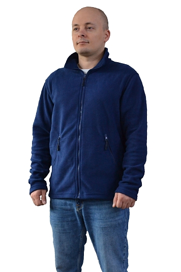 Куртка флисовая (тёмно-синяя)