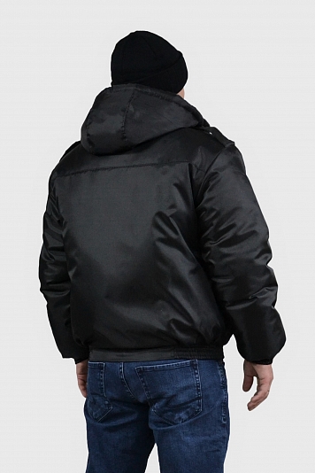 Куртка рабочая № 208-Р (черная) для защиты от пониженных температур (маркировано!)
